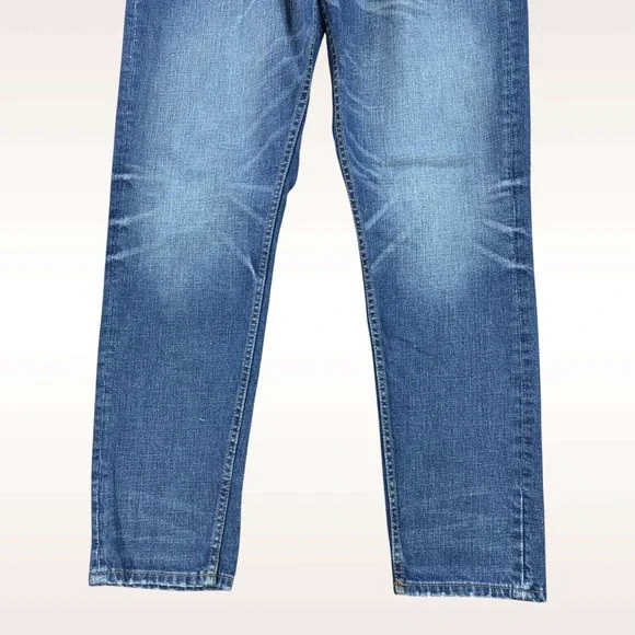 The Stronghold Selvedge Jeans Mens 36x31 Blue Relaxed Tapered Button Fly Stretch - Picture 10 of 16